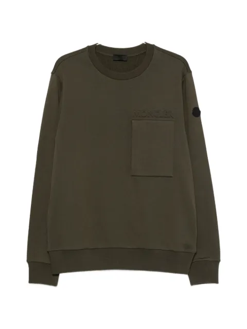Moncler logo-embossed sweatshirt