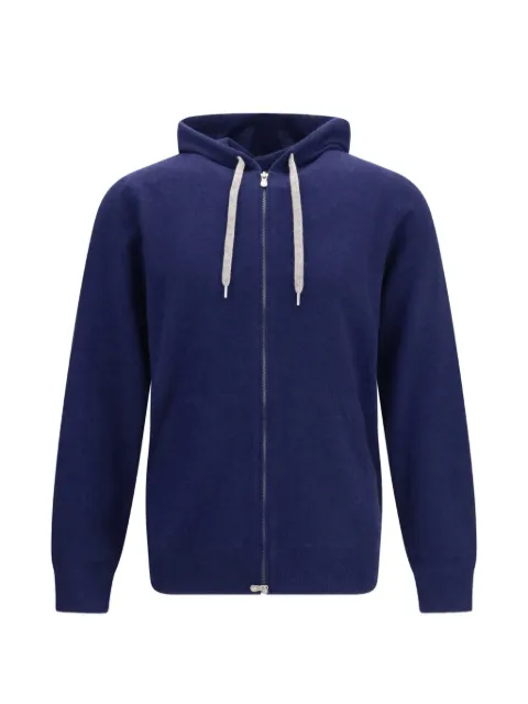 Brunello Cucinelli zip-up cashmere hoodie