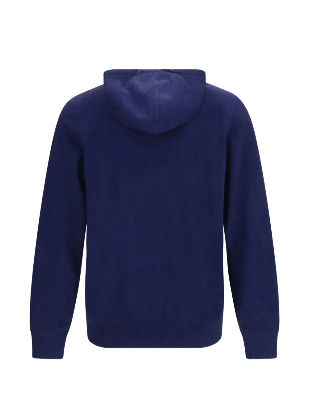 Brunello Cucinelli Kasjmier hoodie met rits Blauw