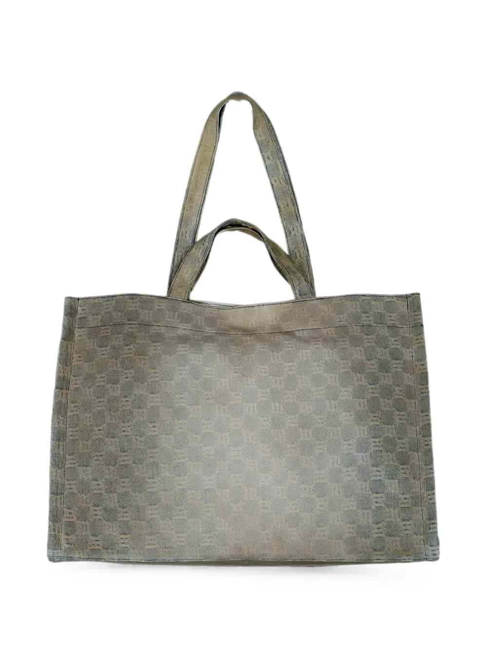 MISBHV Shopper met jacquard monogram Grijs