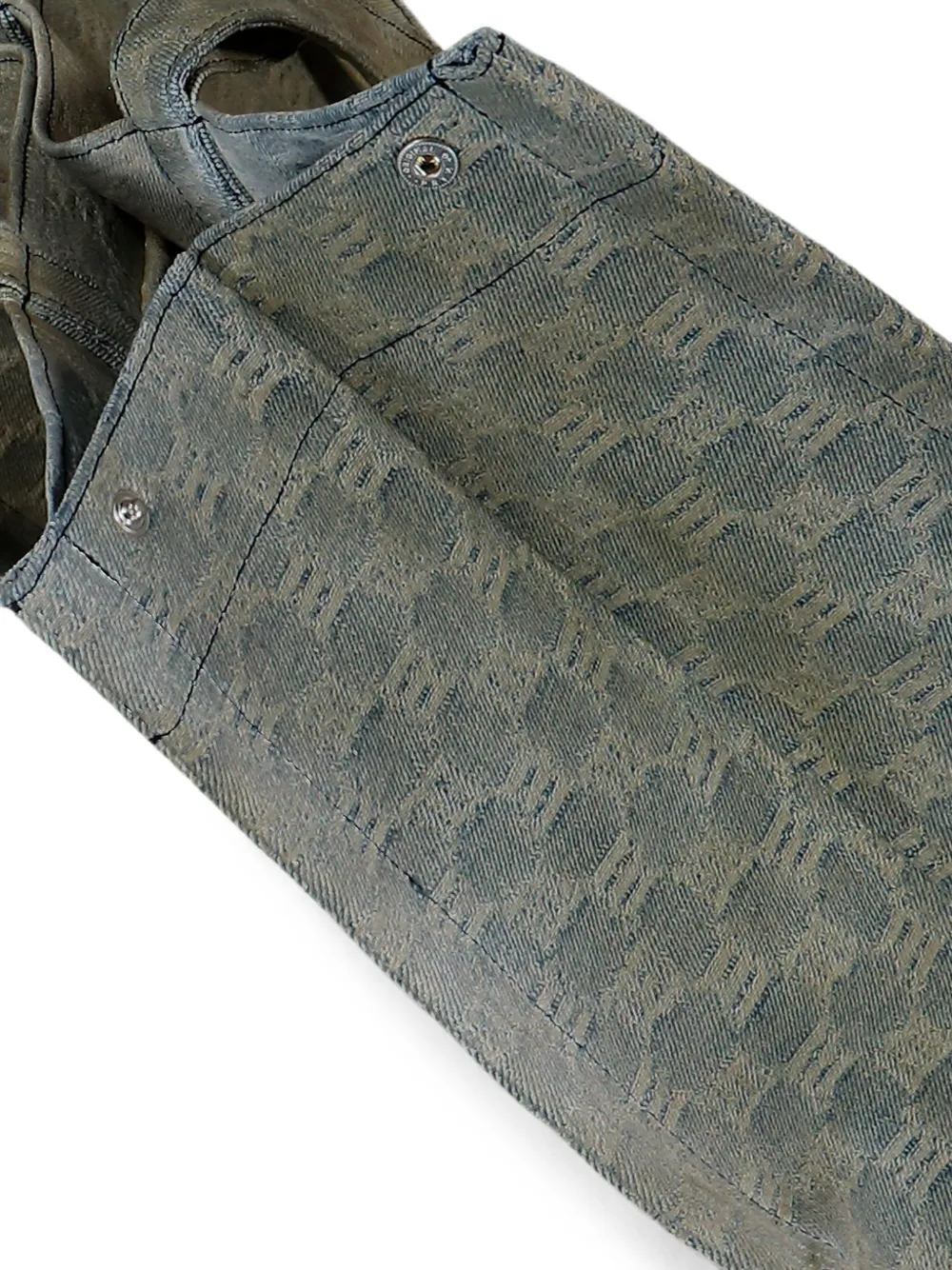 MISBHV Shopper met jacquard monogram Grijs