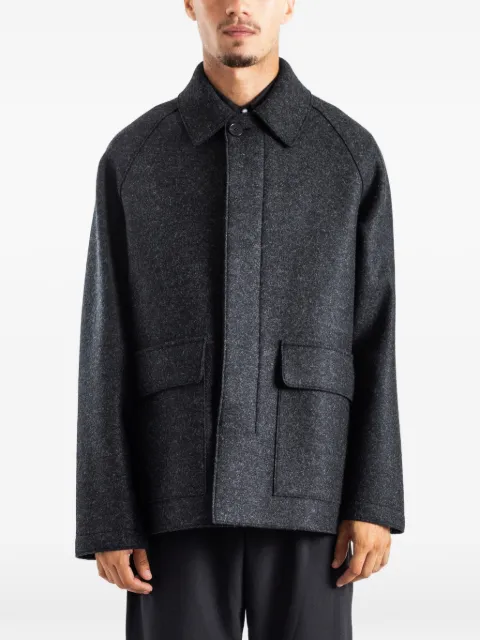 Harris Wharf London pressed-wool Country jacket