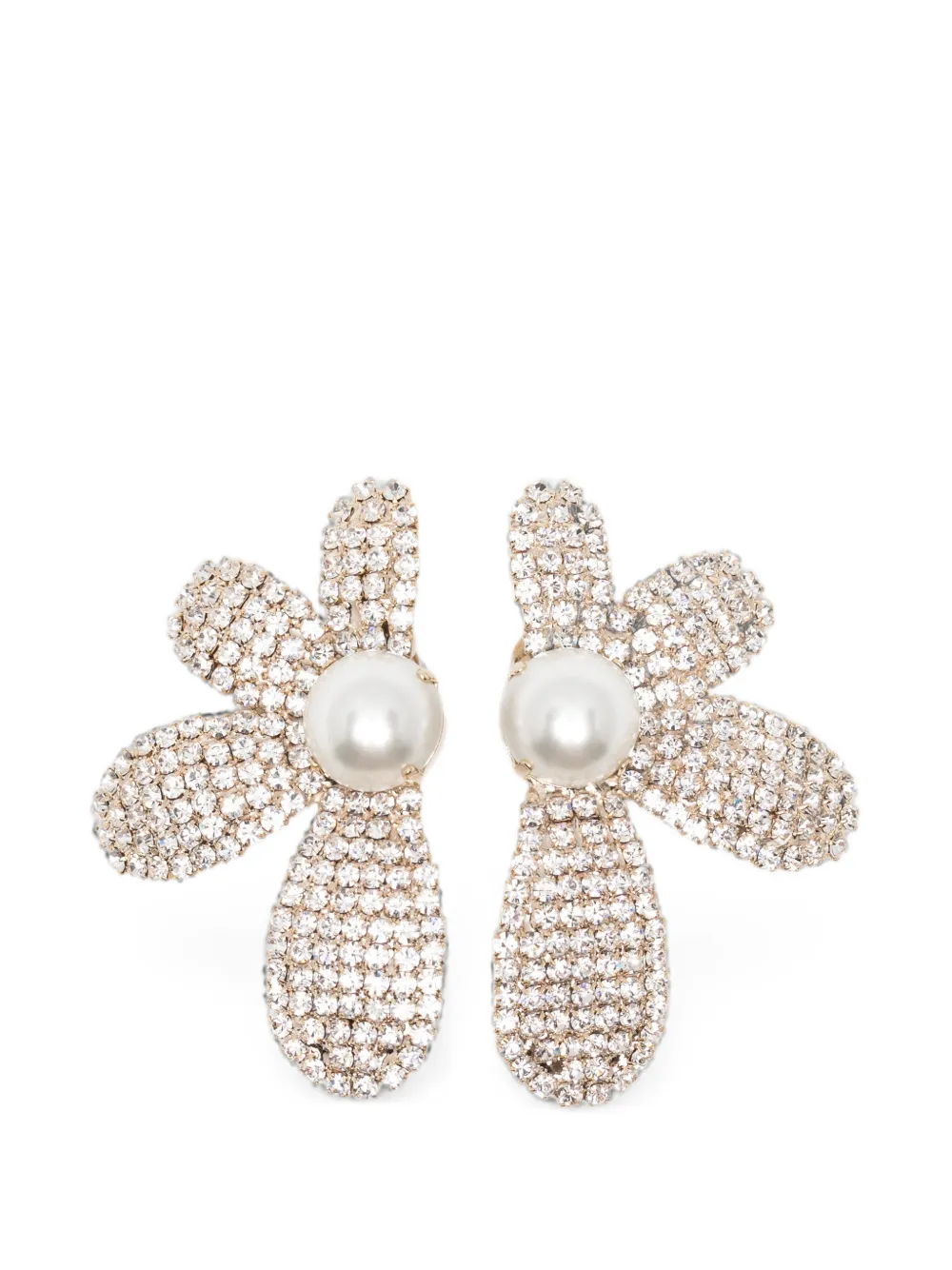 Rosantica floral-motif earrings - Silber