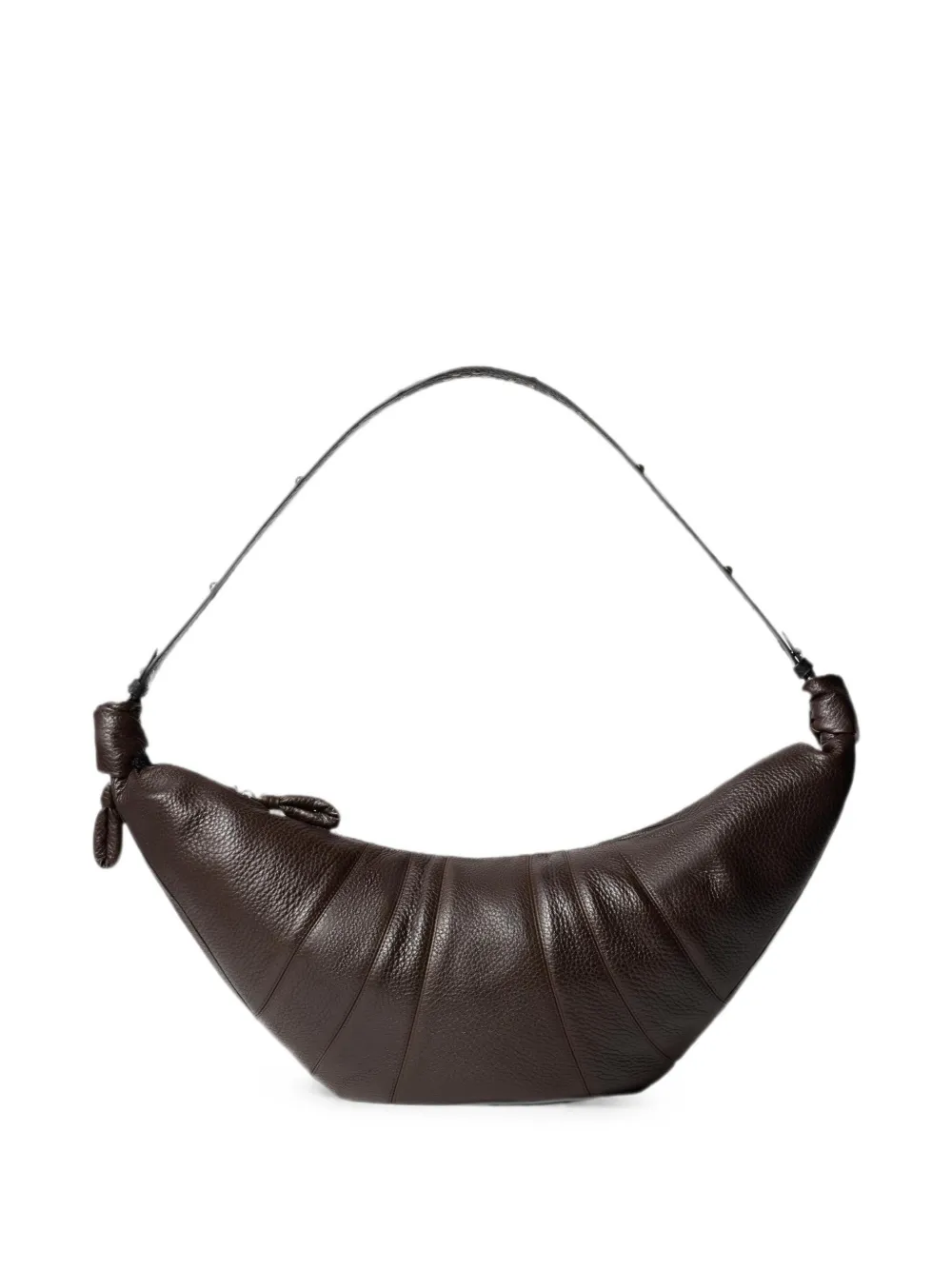 LEMAIRE Western Studs Croissant backpack - Marrone