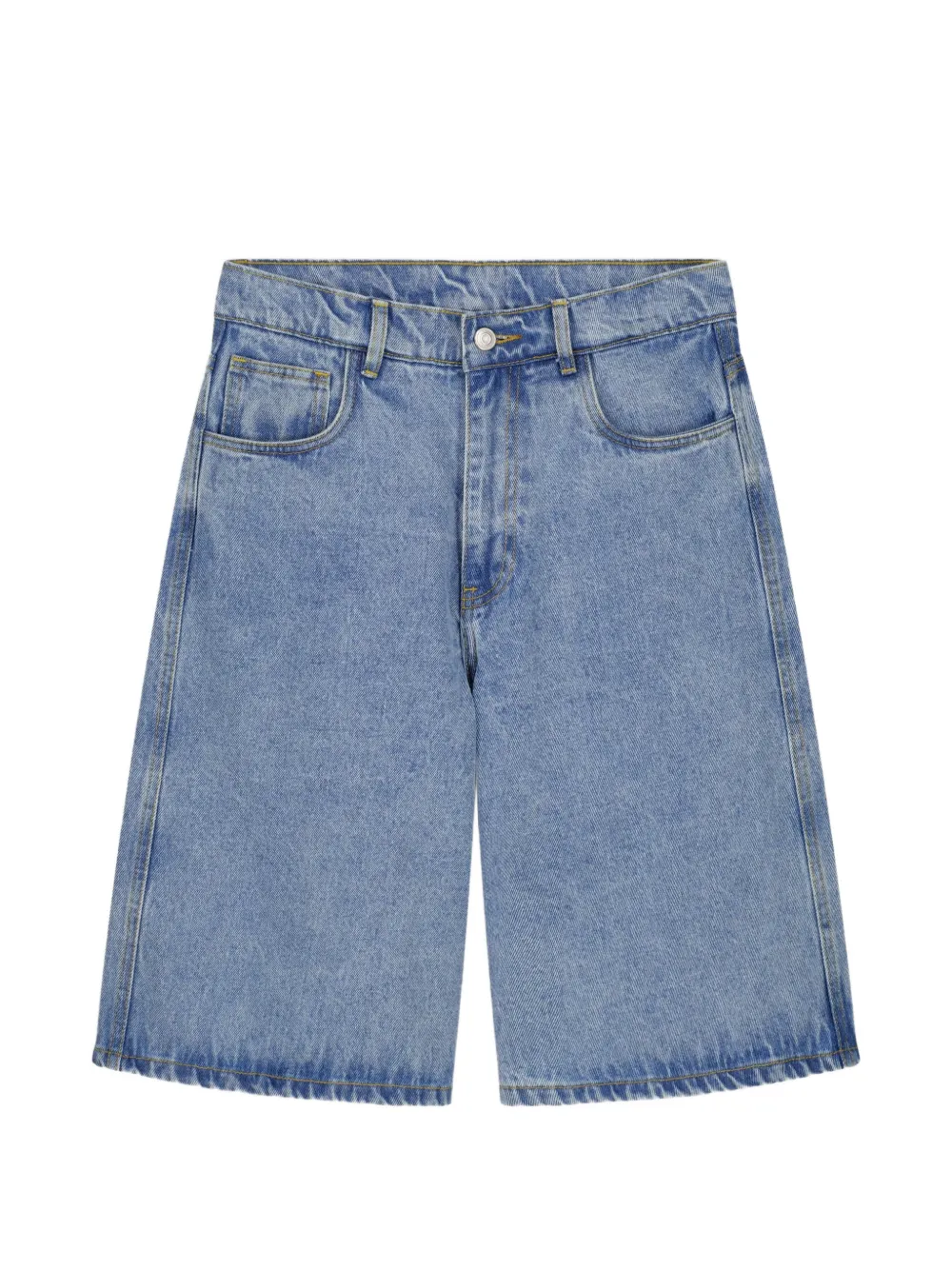 Coperni logo-plaque shorts - Blu