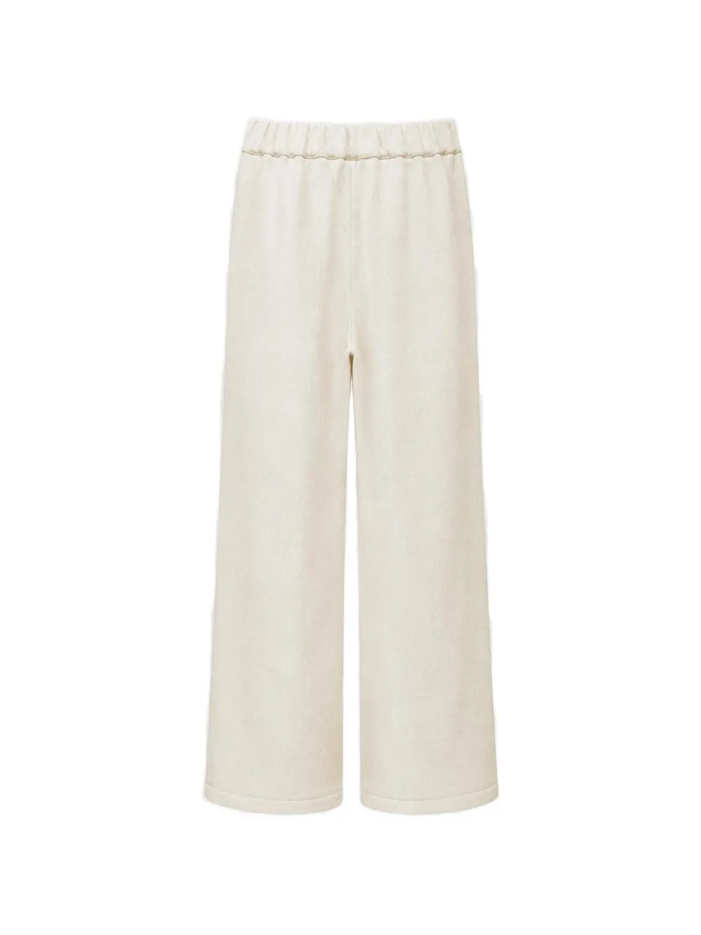 MARTIN Jim broek met wijde pijpen Beige