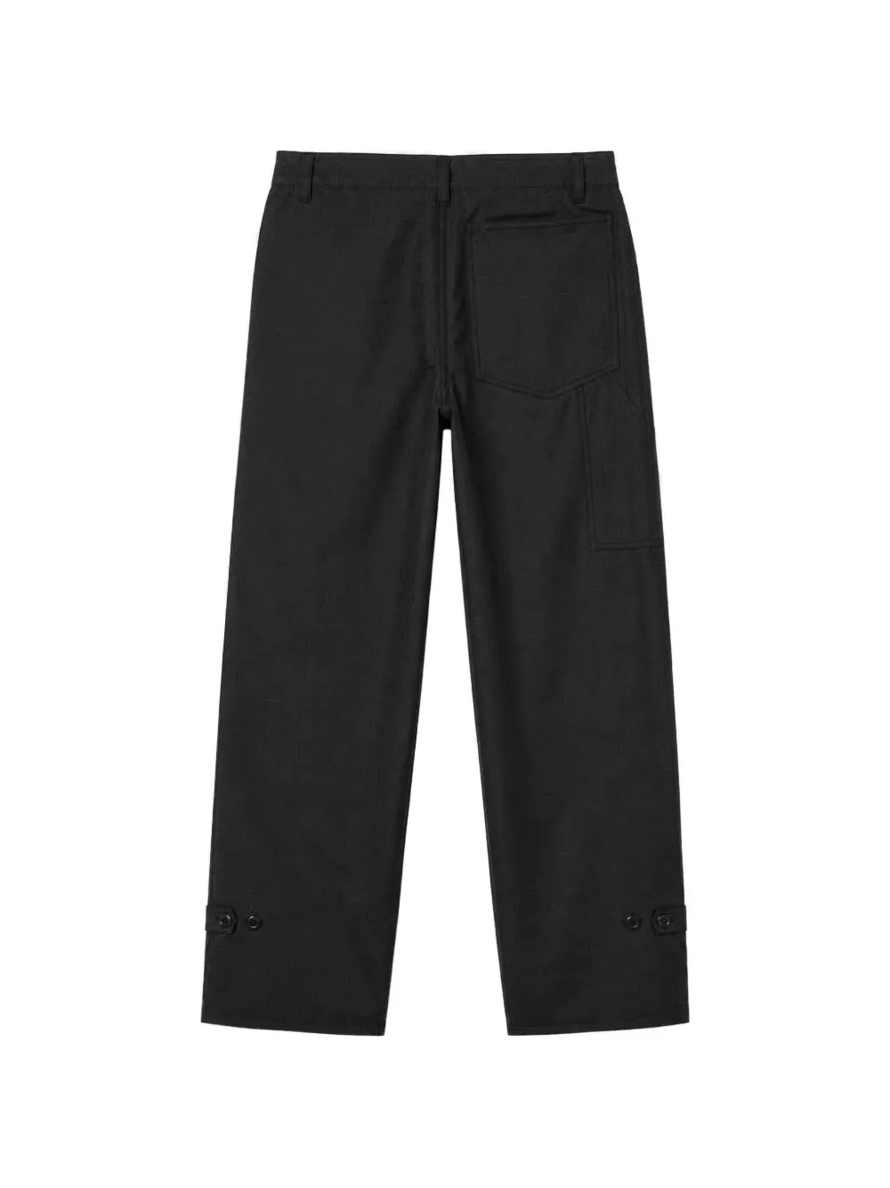 4SDESIGNS Broek met knoopsluiting Zwart