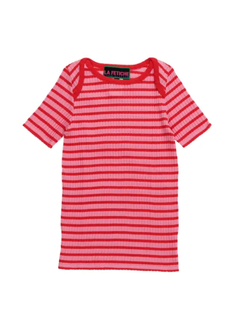 La Fetiche Jaja striped ribbed top