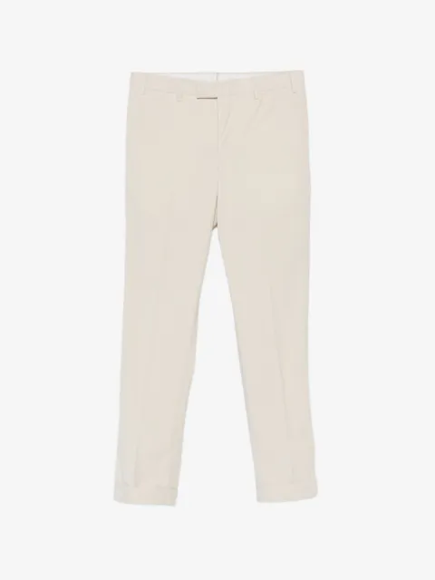 PT Torino corduroy-textured straight-leg trousers