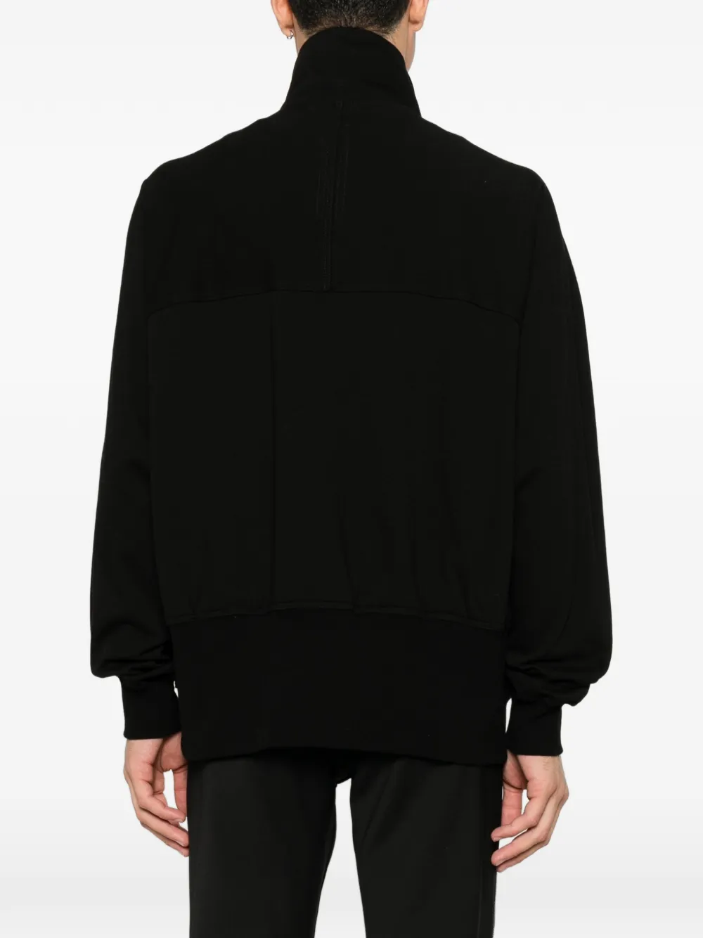Rick Owens Sweater met rits Zwart