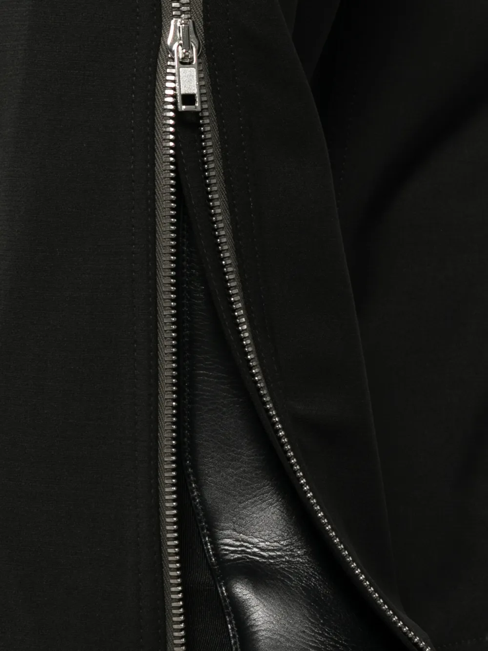 Rick Owens Vega broek met rits aan de zijkant Zwart