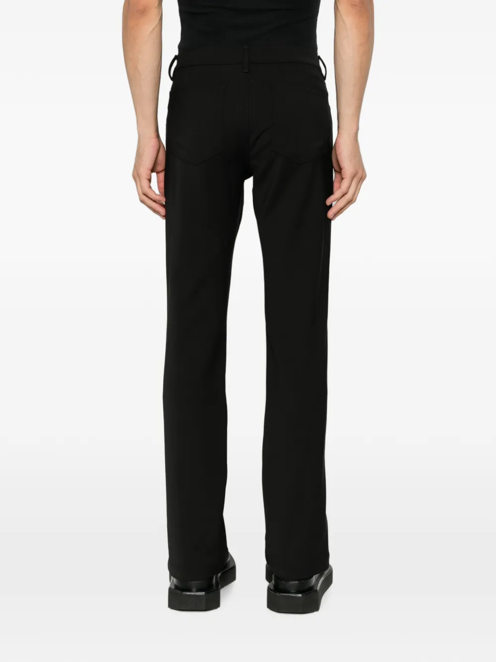 Rick Owens Vega broek met rits aan de zijkant Zwart