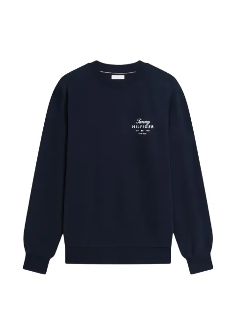 Tommy Hilfiger Stack logo-embroidered crew-neck sweatshirt