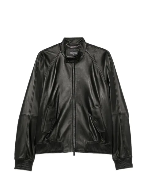 DSQUARED2 zip-up leather jacket