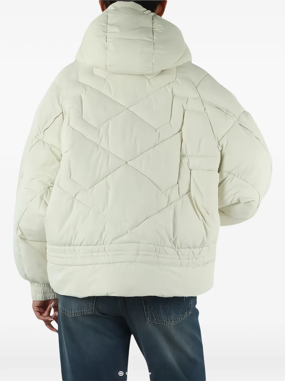 PINKO Gevoerd jack met capuchon Beige