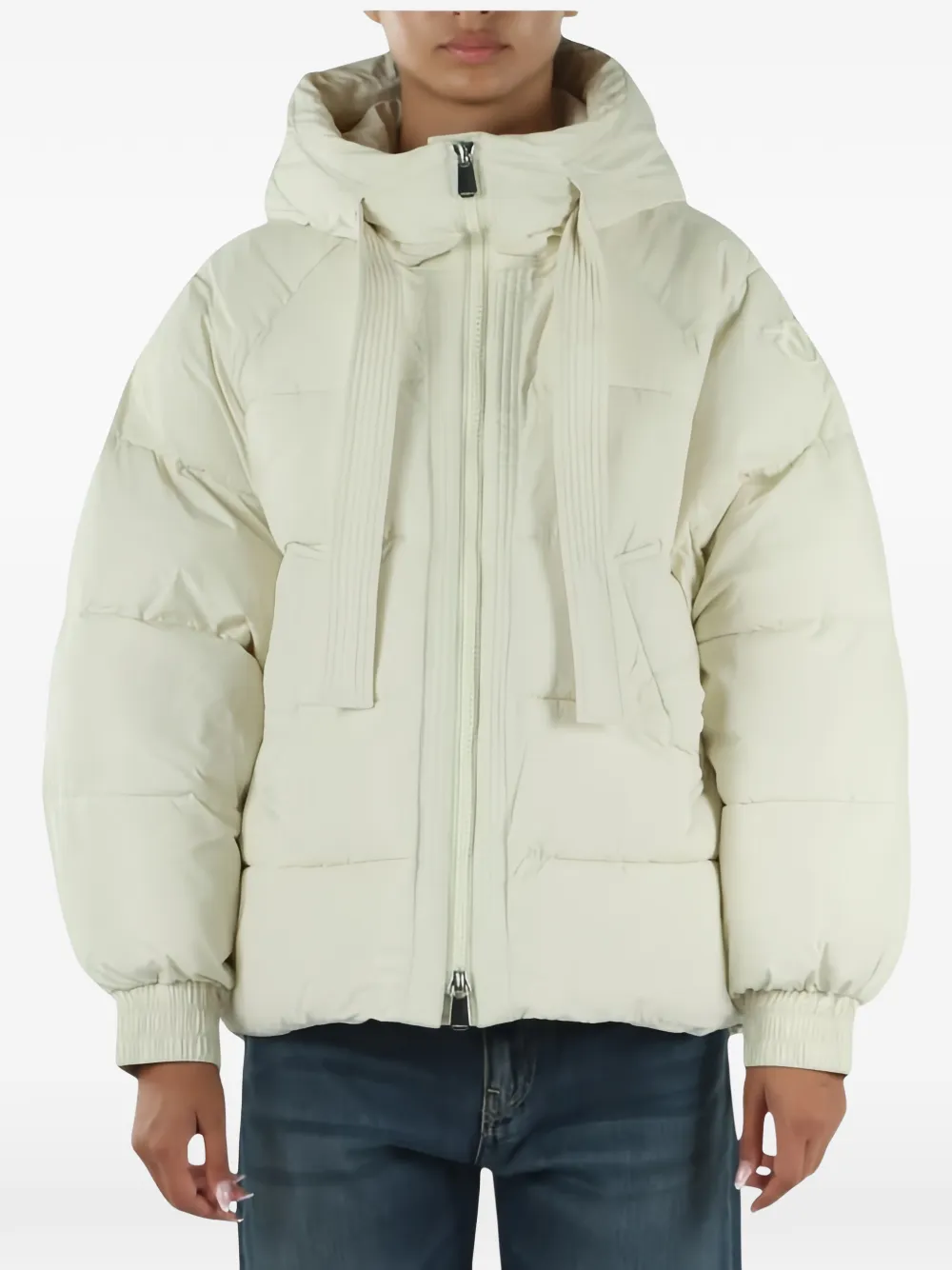 PINKO hooded quilted jacket - Toni neutri