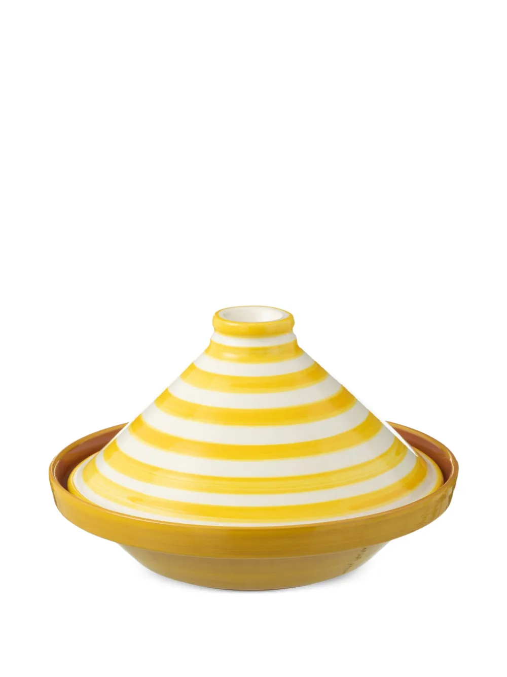 J-LINE Granada striped tagine - Gelb