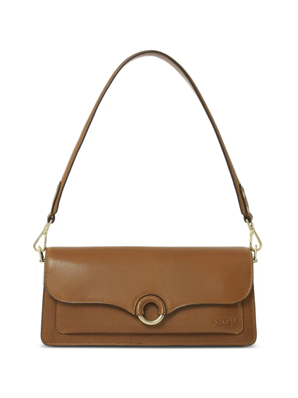 osprey brown leather bag - Arcane Hip or shopping Osprey ring-detail Shoulder Bag |