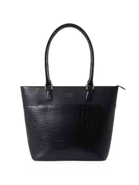 Osprey Kellie croc-effect pebbled tote bag