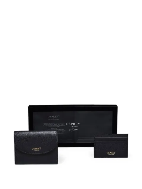 Osprey Tilly logo-print leather wallet set