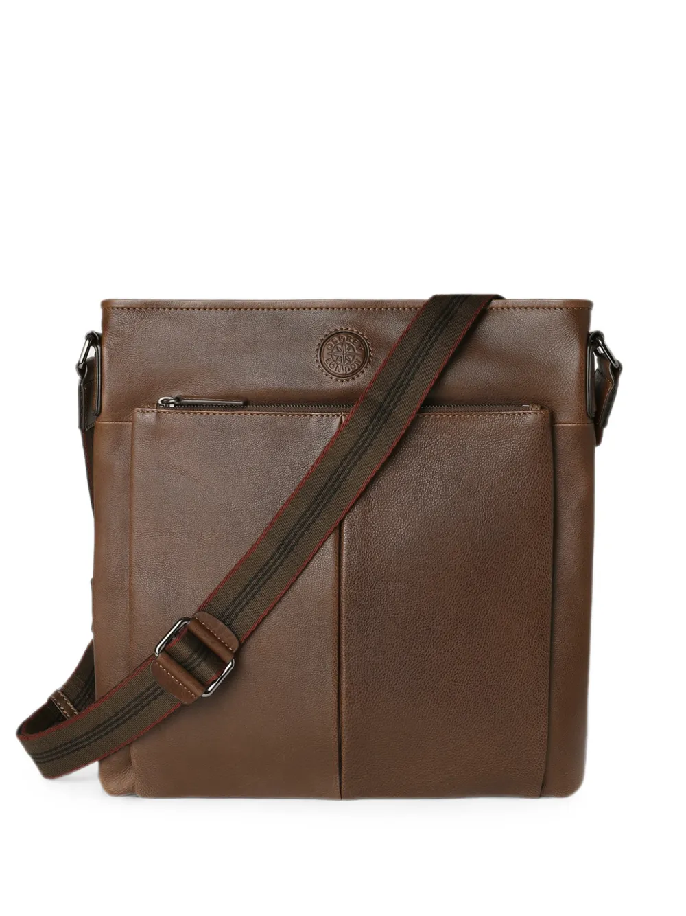 Osprey Compass Leather Messenger Bag In Brown