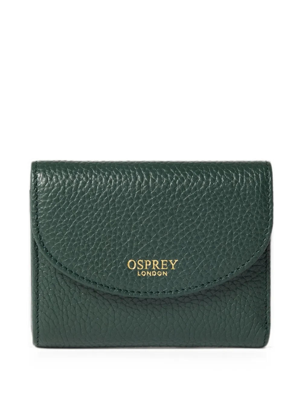 Osprey Core small grained-leather wallet - Verde