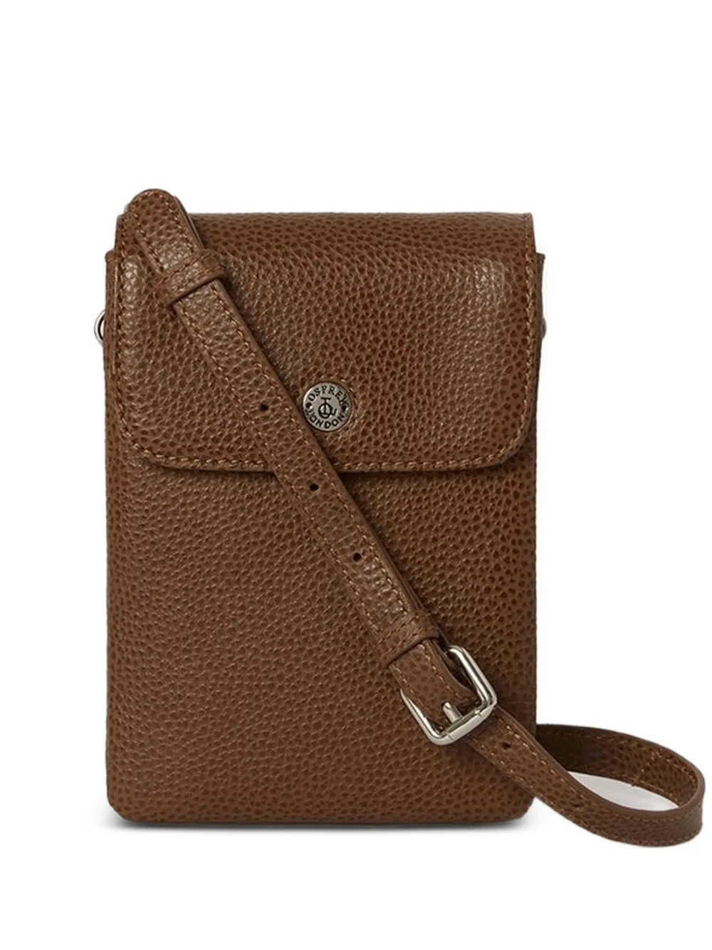 Osprey Madison leather phone bag - Marrone