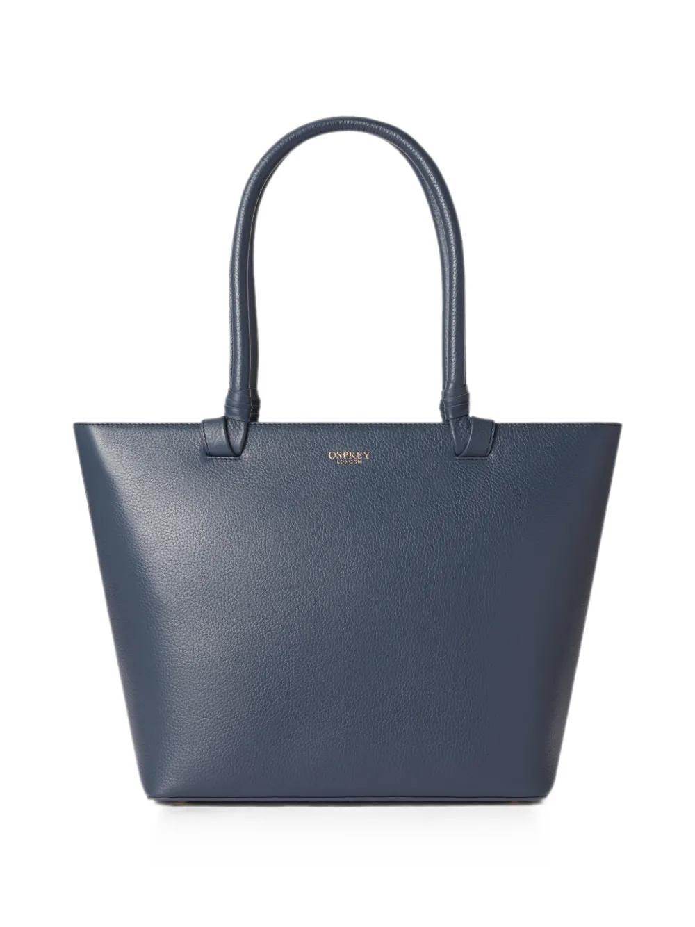 Osprey Collier Leather Tote Bag In Blue