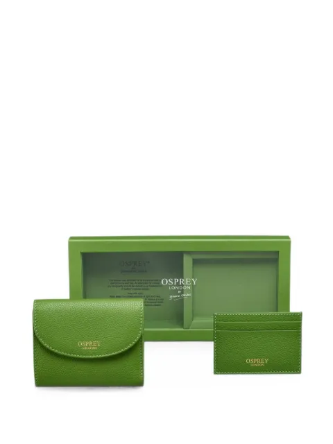 Osprey Tilly leather wallet and card holder set