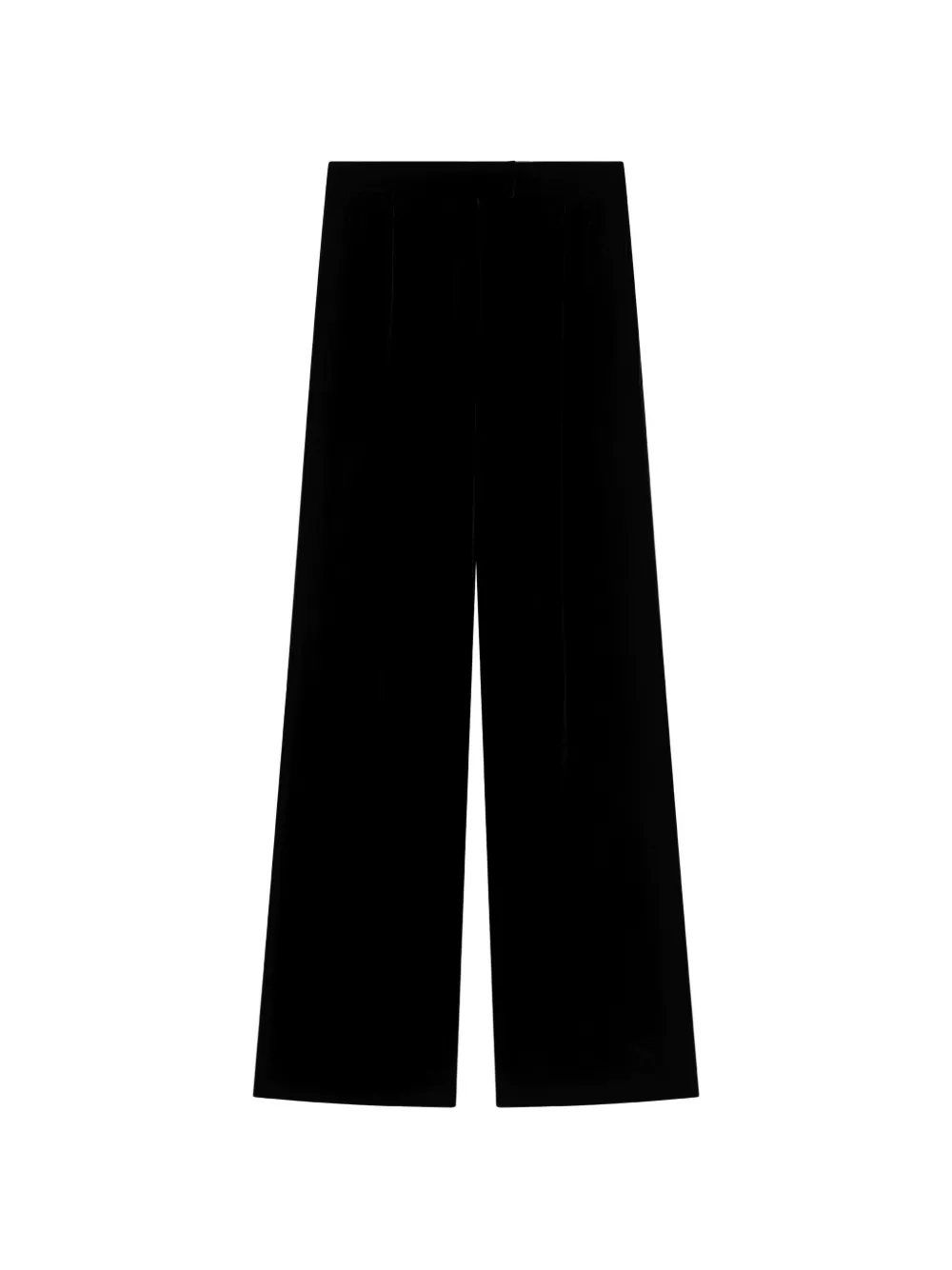 Valentino Garavani textured wide-leg trousers - Schwarz