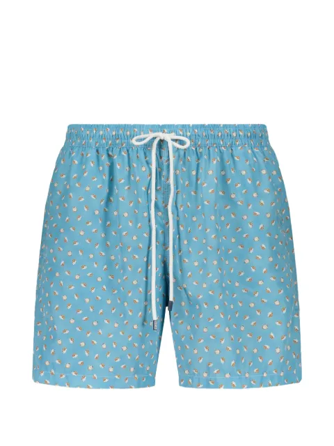 Fedeli hedgehog-print drawstring swim shorts