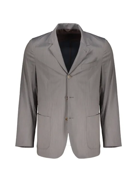Fedeli single-breasted wool-blend blazer
