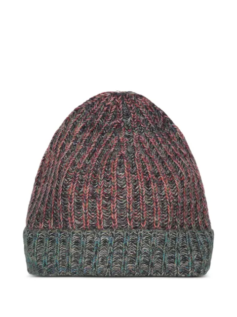 Malo ribbed-knit cashmere beanie hat