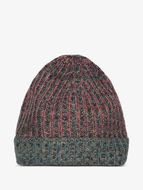 Malo ribbed-knit cashmere beanie hat