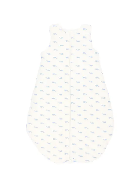 Petit Bateau whale-print sleeping bag