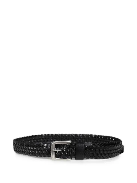 GLOWNY G Classic braided buckle belt