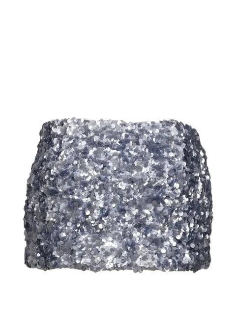 GLOWNY Twinkle sequin-embellished mini skirt