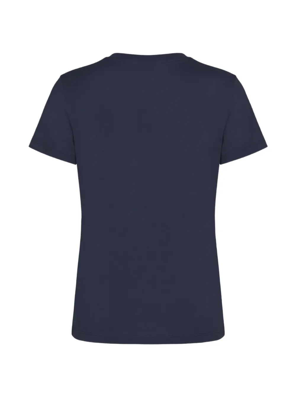 Max Mara T-shirt met geborduurde zak Blauw