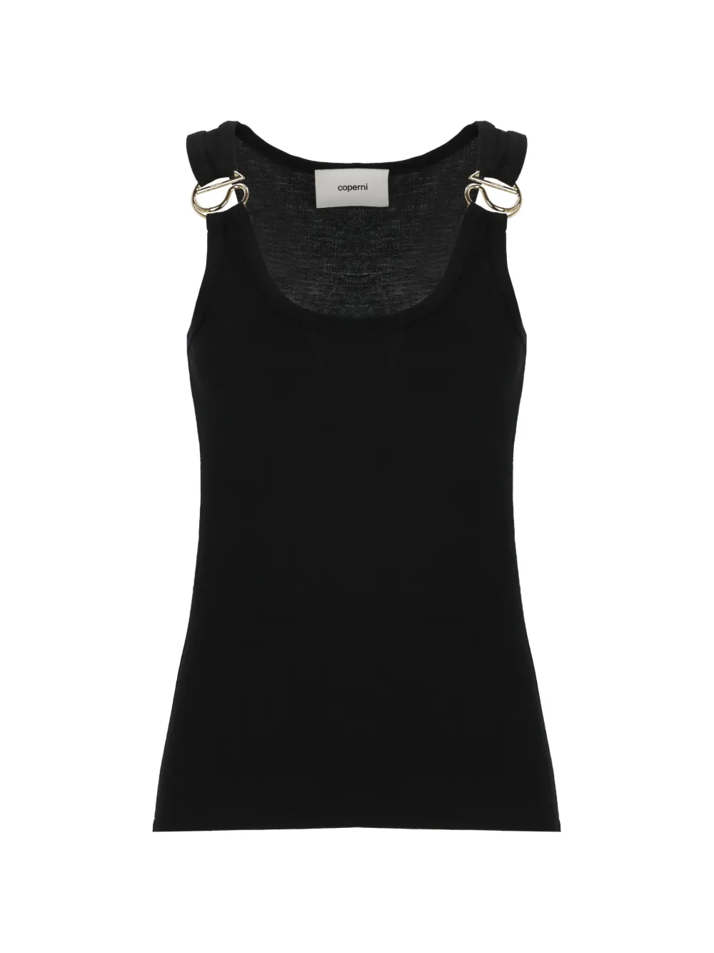 Coperni logo-plaque tank top - Nero