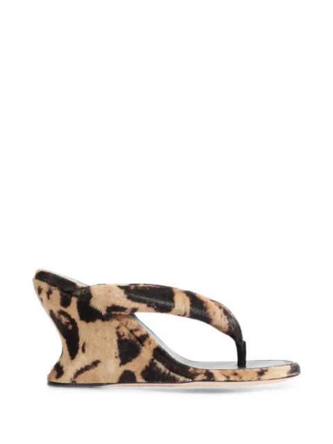 Balenciaga Gaeta leopard-print wedge sandals