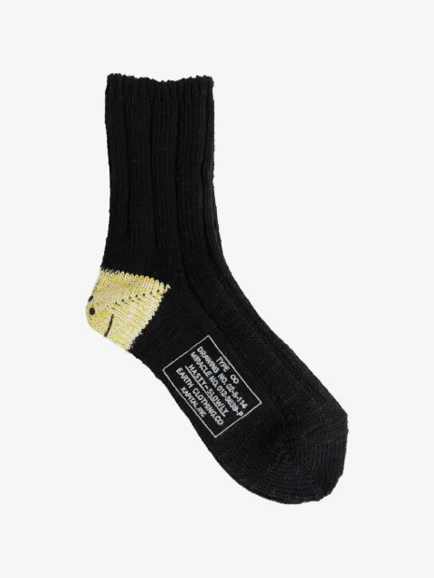 KAPITAL Rainbowy Happy Heel socks