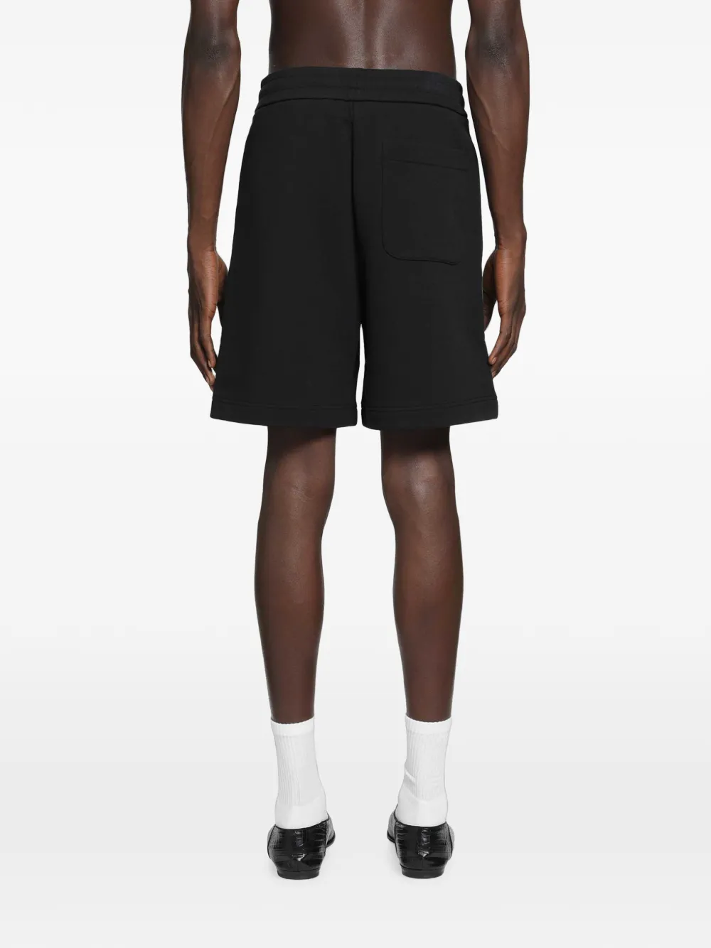 Moncler Shorts met logopatch Zwart
