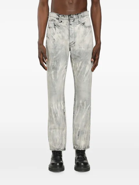 ALEXANDER DIGENOVA bleach-effect straight-leg jeans