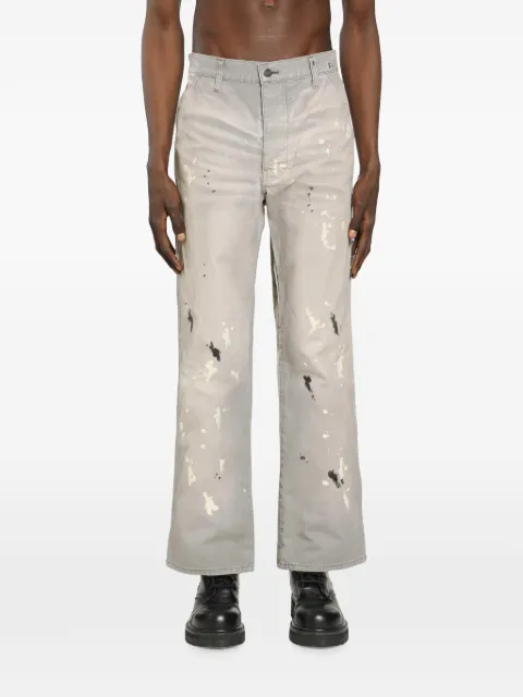 ALEXANDER DIGENOVA Underground paint-splatter  jeans