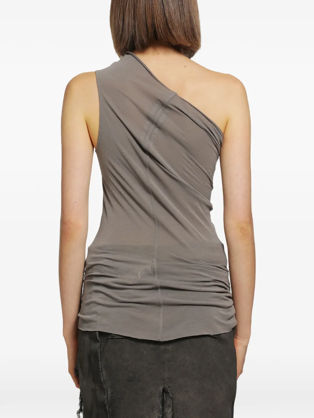 Rick Owens Tower Athena asymmetrische top Grijs