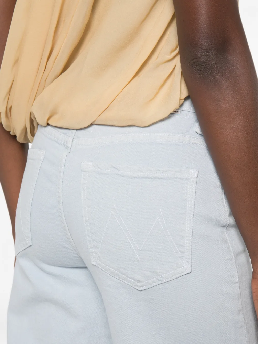 MOTHER Jeans met wijde pijpen Blauw