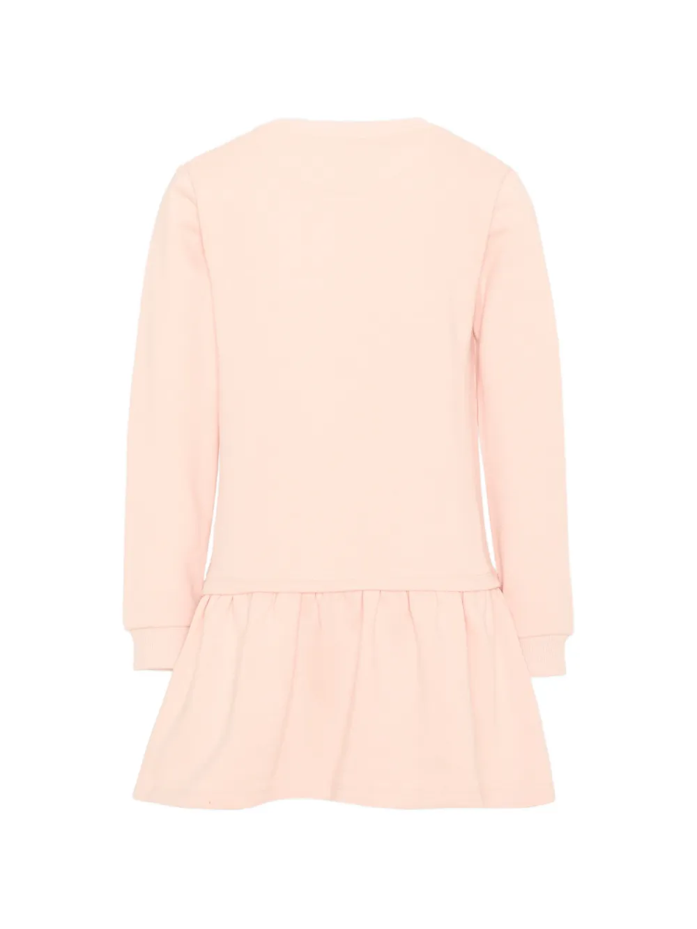 TRUSSARDI JUNIOR Jurk met geborduurd logo Roze