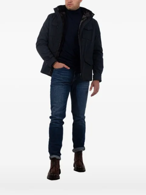 Poche Paris faux-fur trim jacket