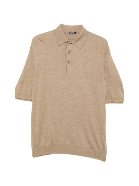 Zegna short-sleeve polo sweater