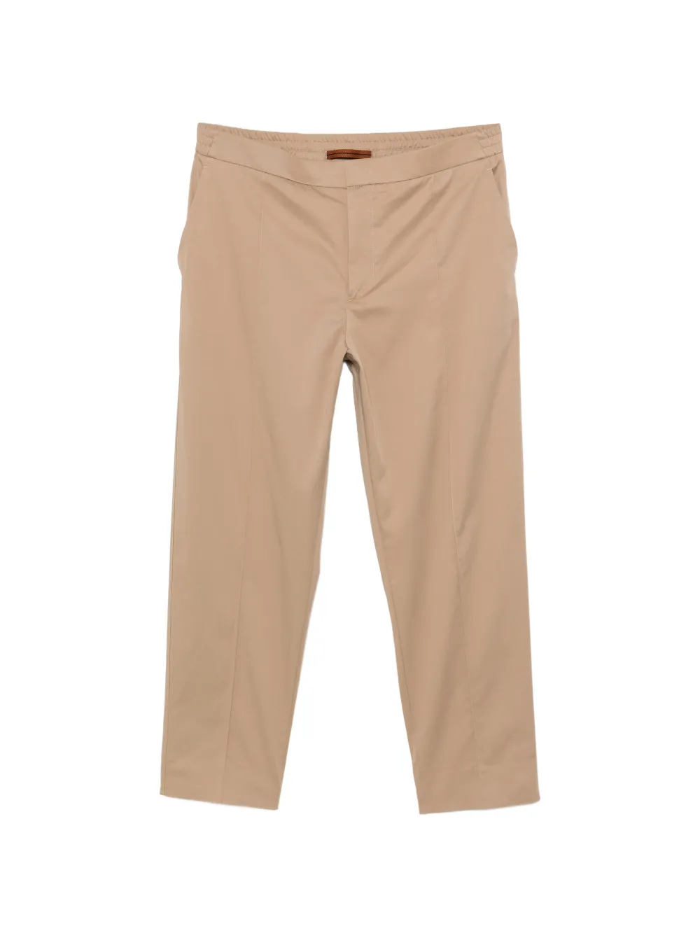 Zegna elasticated-waistband tailored trousers - Nude
